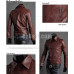 New! Leather Long Sleeves Biker Jacket for Men